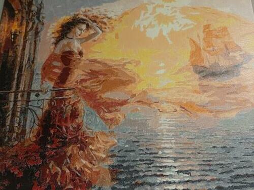 Фотографии готовых работ картин по номерам и алмазной мозаики