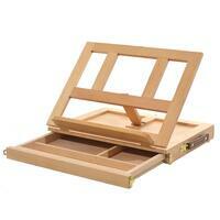 Без бренда «Коробка 10 шт.: Мольберт Две картинки этюдный ящик, настольный, хлопушка 30 см» в Грозном