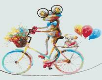 Лягушка на велосипеде