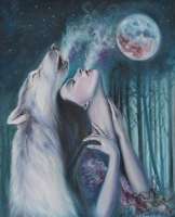 Без бренда «Девушка и волк в полнолуние» в Грозном в интернет-магазине Без бренда «Девушка и волк в полнолуние» в Грозном