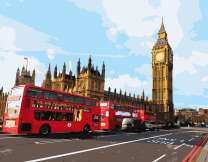 Красные автобусы и Биг Бен