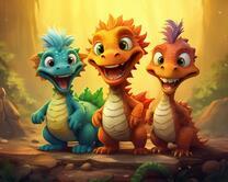 Без бренда «Милые и веселые дракончики» в Грозном