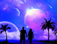 Без бренда «Влюбленная пара под ночным небом» в Грозном