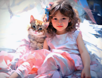 Без бренда «Девочка и пушистая кошечка» в Грозном