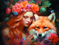 Без бренда «Рыжая девушка и рыжая лисица» в Грозном