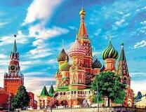 Башня Кремля и собор Василия Блаженого